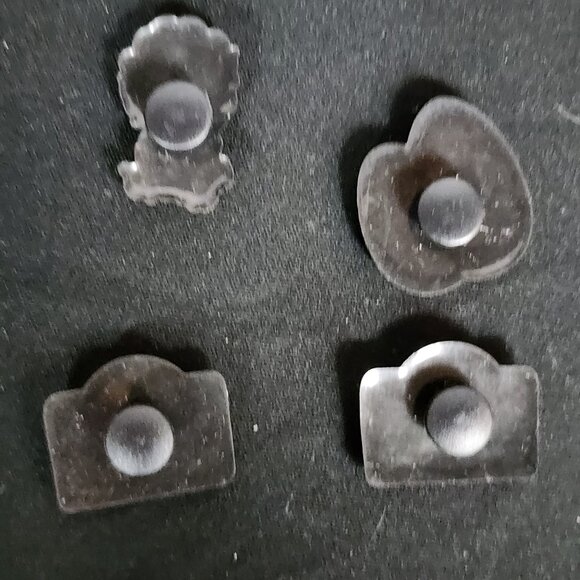 Asst. 4pc Avocado Birthday Queen and Two Soccer Ball and Net Croc Shoe Charms - Picture 12 of 16